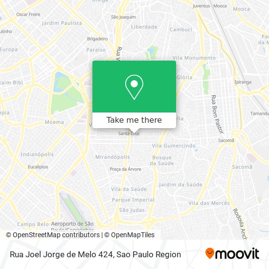 Rua Joel Jorge de Melo 424 map