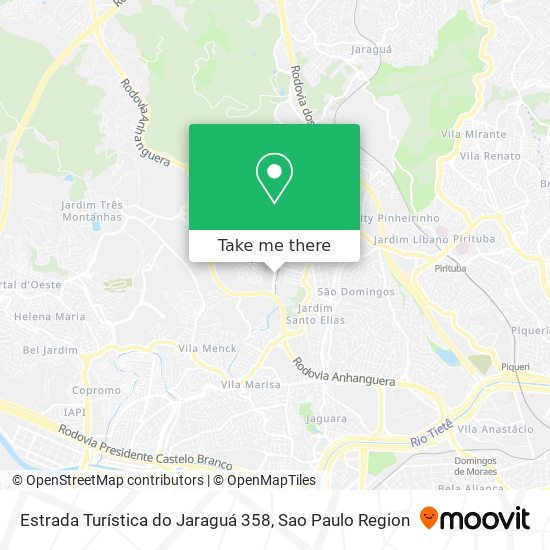 Estrada Turística do Jaraguá 358 map