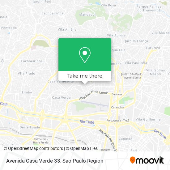 Avenida Casa Verde 33 map