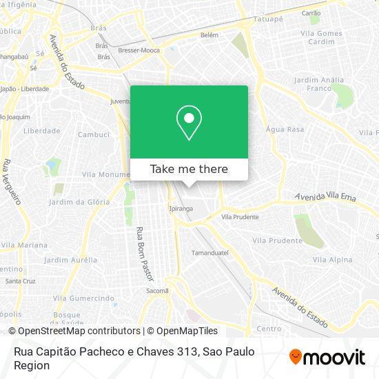 Mapa Rua Capitão Pacheco e Chaves 313