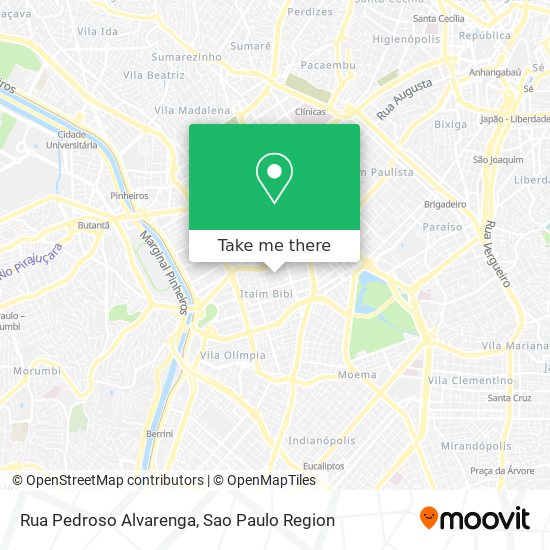 Rua Pedroso Alvarenga map