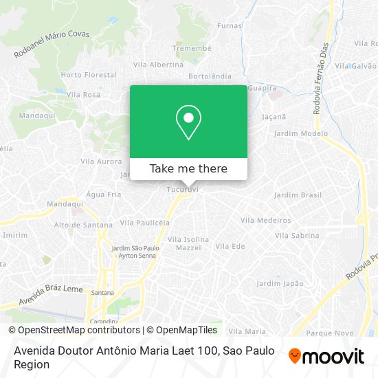 Avenida Doutor Antônio Maria Laet 100 map