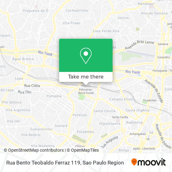 Rua Bento Teobaldo Ferraz 119 map