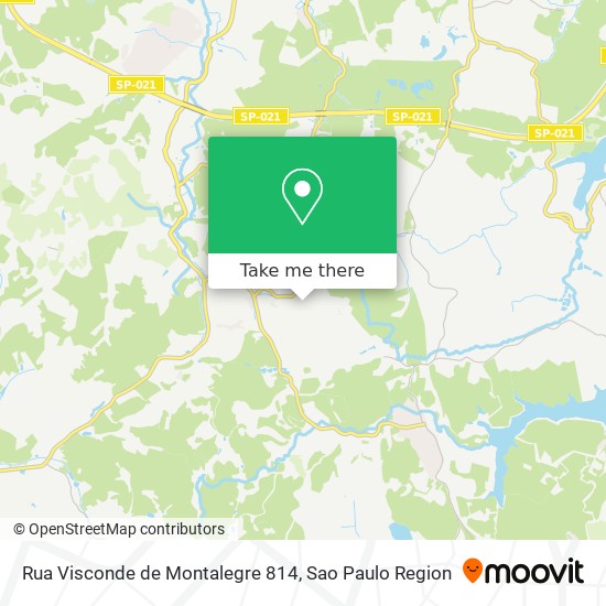 Mapa Rua Visconde de Montalegre 814