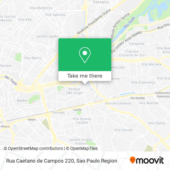 Rua Caetano de Campos 220 map