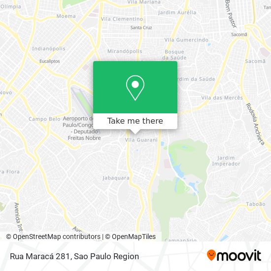 Rua Maracá 281 map