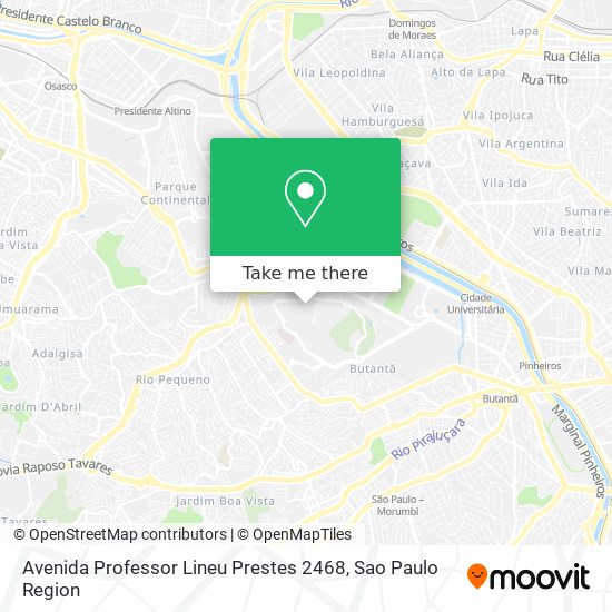 Avenida Professor Lineu Prestes 2468 map