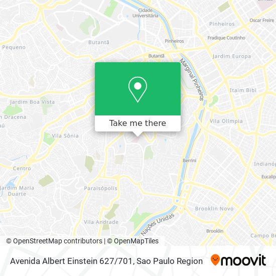 Avenida Albert Einstein 627 / 701 map