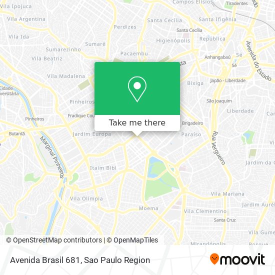 Mapa Avenida Brasil 681