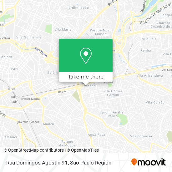 Rua Domingos Agostin 91 map