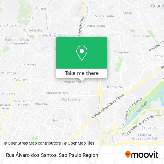 Rua Álvaro dos Santos map