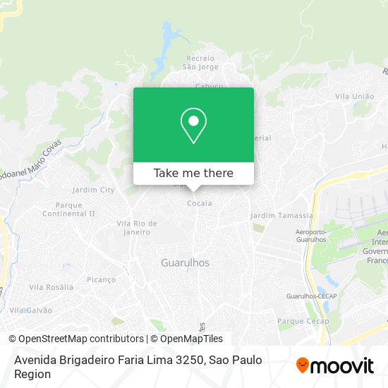 Avenida Brigadeiro Faria Lima 3250 map