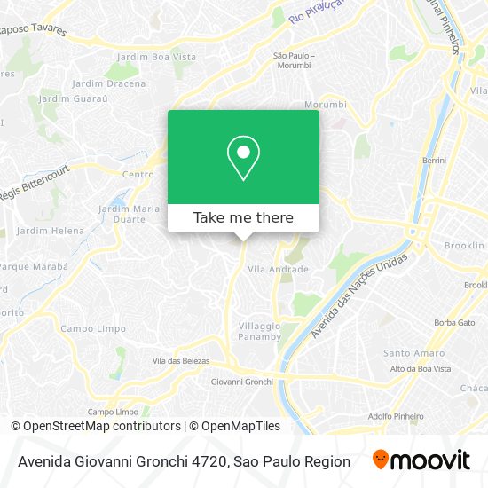 Mapa Avenida Giovanni Gronchi 4720
