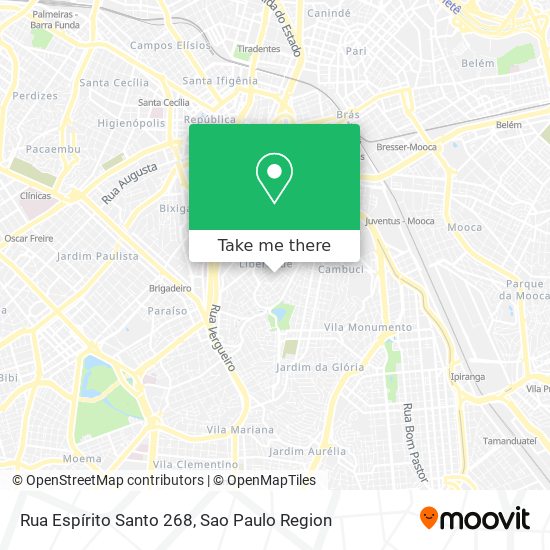 Rua Espírito Santo 268 map