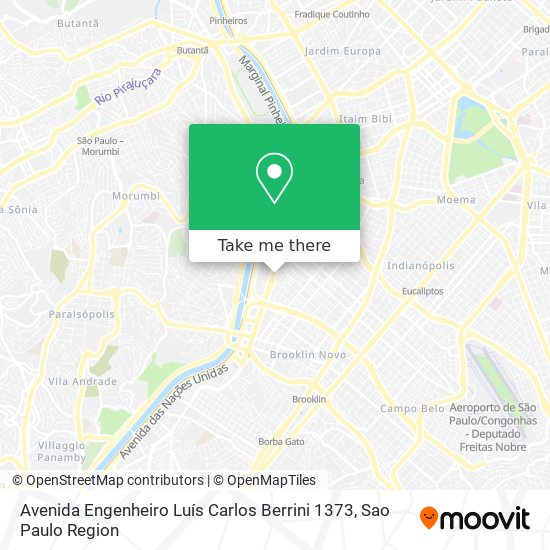 Avenida Engenheiro Luís Carlos Berrini 1373 map