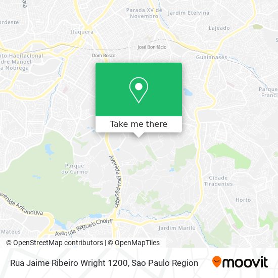 Rua Jaime Ribeiro Wright 1200 map