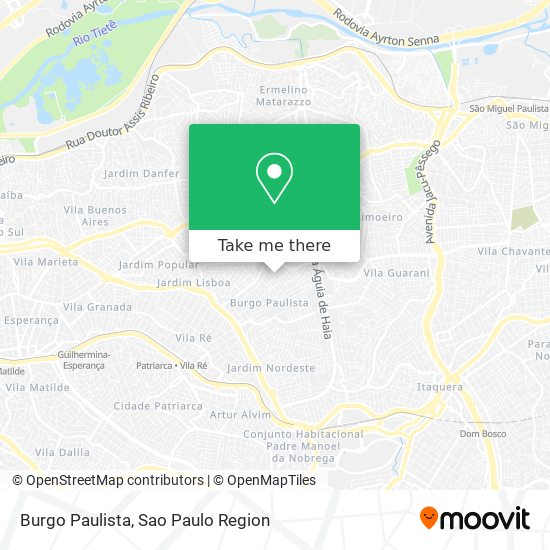 Burgo Paulista map