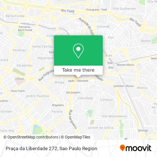 Mapa Praça da Liberdade 272