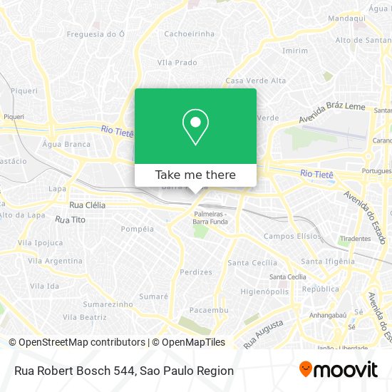 Mapa Rua Robert Bosch 544