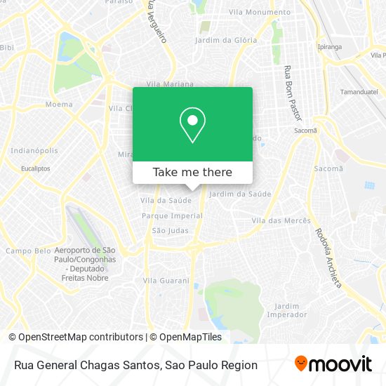 Rua General Chagas Santos map