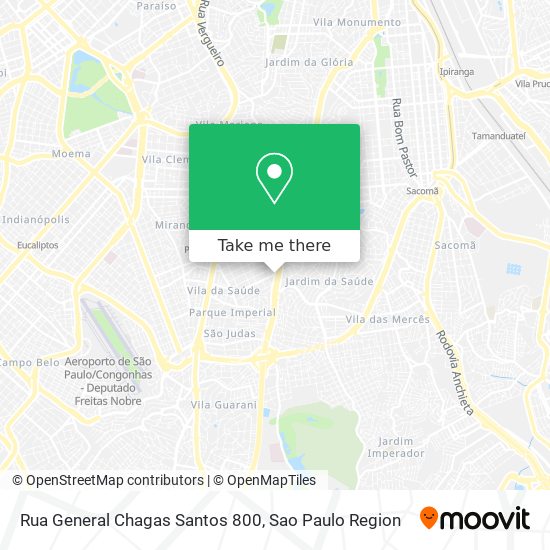 Rua General Chagas Santos 800 map