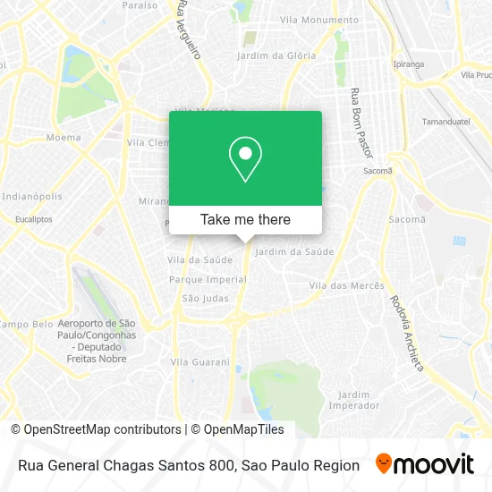 Rua General Chagas Santos 800 map