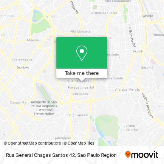 Mapa Rua General Chagas Santos 42