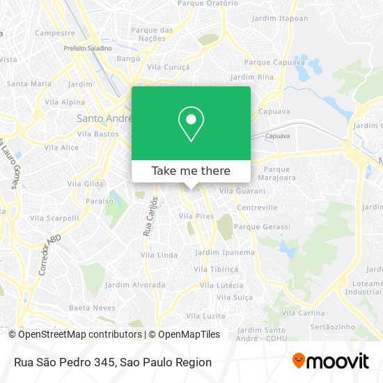 Rua São Pedro 345 map