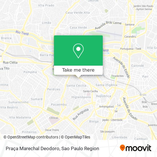 Mapa Praça Marechal Deodoro
