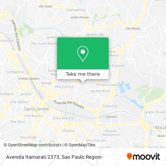 Mapa Avenida Itamarati 2373