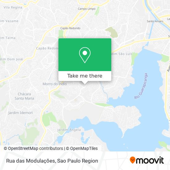 Mapa Rua das Modulações