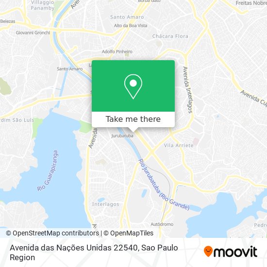 Avenida das Nações Unidas 22540 map