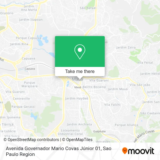 Avenida Governador Mario Covas Júnior 01 map