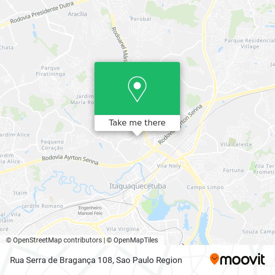 Rua Serra de Bragança 108 map