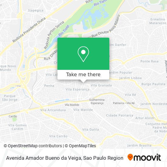 Avenida Amador Bueno da Veiga map