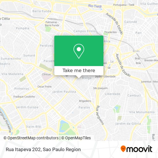 Rua Itapeva 202 map