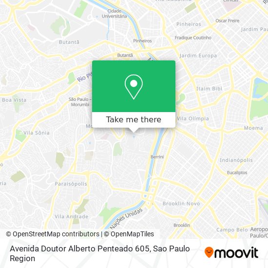 Avenida Doutor Alberto Penteado 605 map