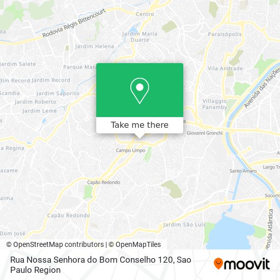 Rua Nossa Senhora do Bom Conselho 120 map