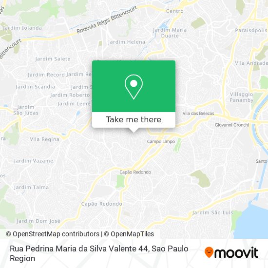 Rua Pedrina Maria da Silva Valente 44 map