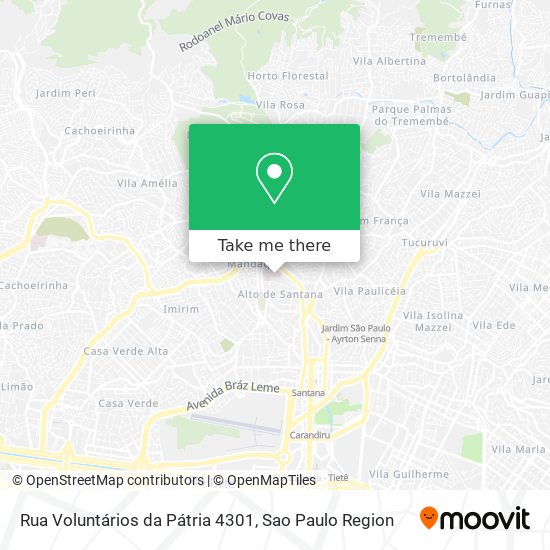 Rua Voluntários da Pátria 4301 map