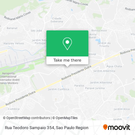 Mapa Rua Teodoro Sampaio 354