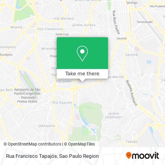Rua Francisco Tapajós map