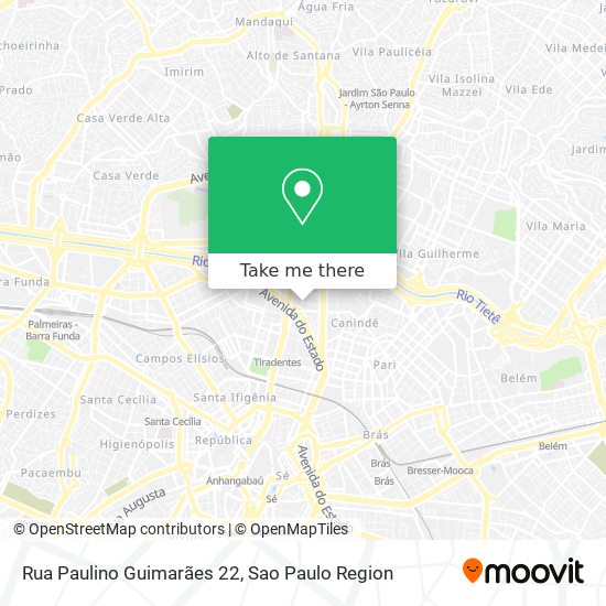 Rua Paulino Guimarães 22 map