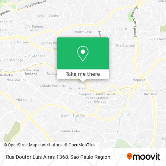 Rua Doutor Luís Aires 1368 map