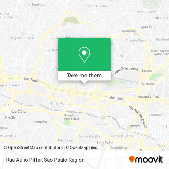 Rua Atílio Piffer map