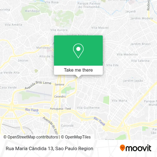 Rua Maria Cândida 13 map