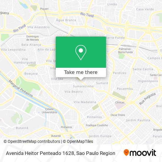 Avenida Heitor Penteado 1628 map