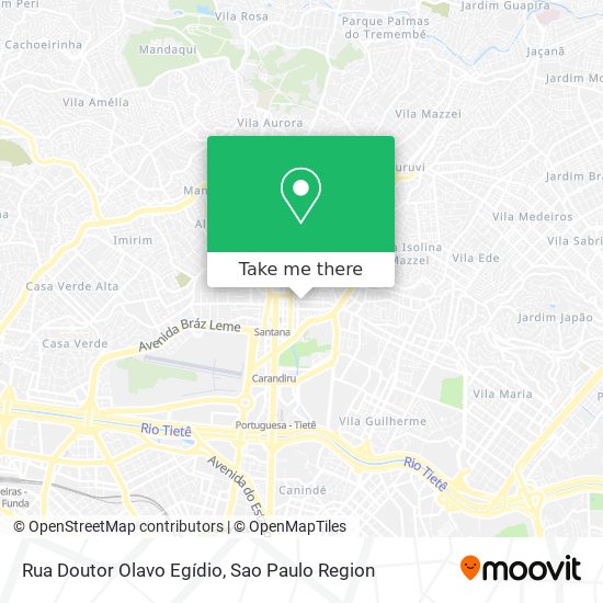 Rua Doutor Olavo Egídio map