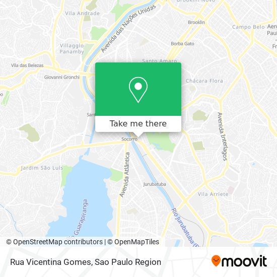 Rua Vicentina Gomes map