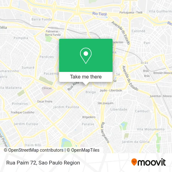 Rua Paim 72 map